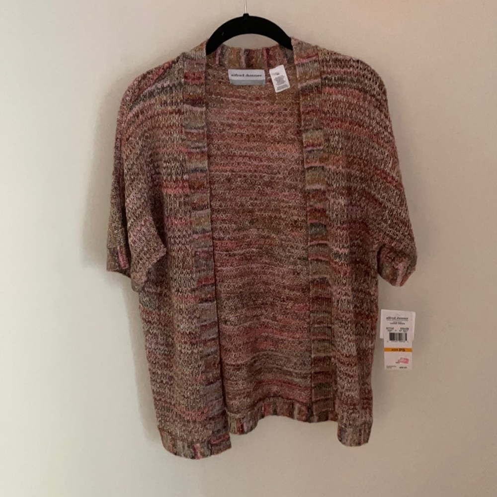 Petite small Alfred dunner short sleeve cardigan
